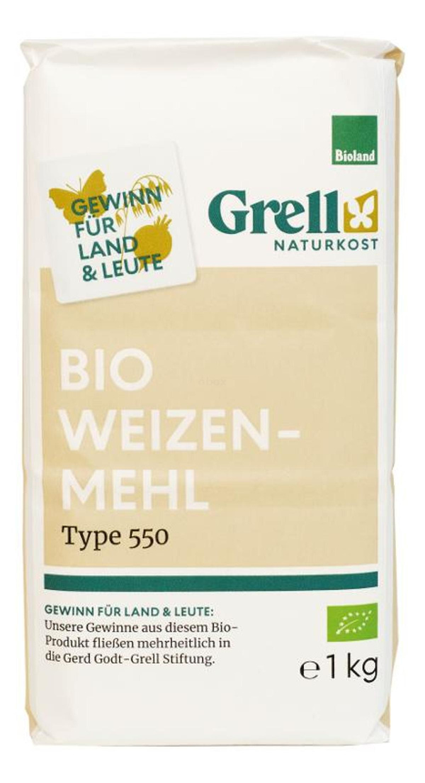 Produktfoto zu Weizenmehl Typ 550 1000g
