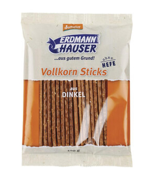 Produktfoto zu Dinkel Vollkornsticks -hefefrei- 100g