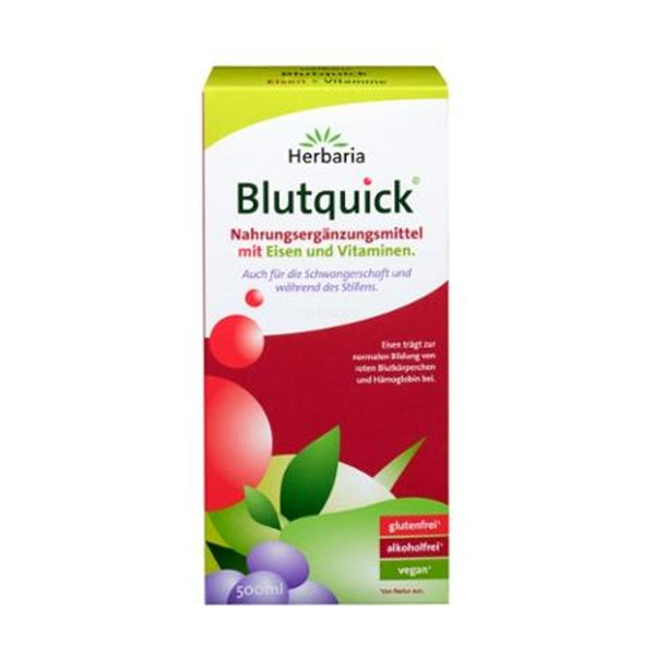 Produktfoto zu Blutquick Bio ohne Alkohol 500ml