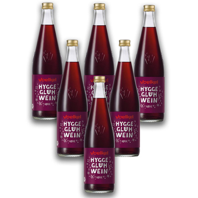 Produktfoto zu Hygge Glühwein rot 10% vol. Kiste 6x0,75l