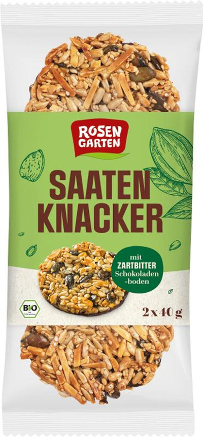 Produktfoto zu Saatenknacker mit ZB-Schokoladenboden  (2x 40g)