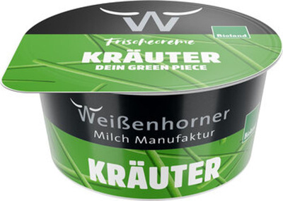 Produktfoto zu Frischecreme Kräuter 70%, Weißenhorner 150g