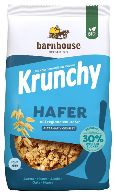 Produktfoto zu Krunchy Hafer, weniger Zucker 625g