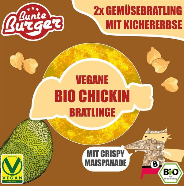 Produktfoto zu Burger Bratling Chickin Vegan