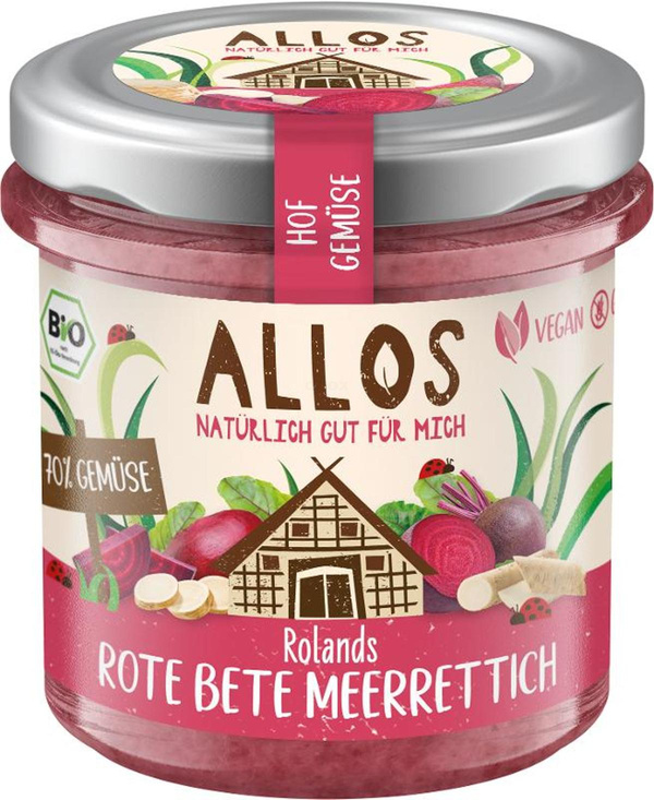 Produktfoto zu Hofgemüse Rolands Rote Bete Meerrettich 135g