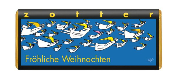 Produktfoto zu Fröhliche Weihnachten - Gewürzmarzipan mit Zimtnougat 70g