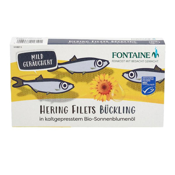 Produktfoto zu Bücklingsfilets in SB-Öl 190g
