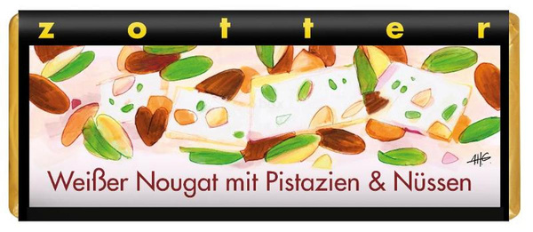 Produktfoto zu Französischer weißer Nougat, 70g
