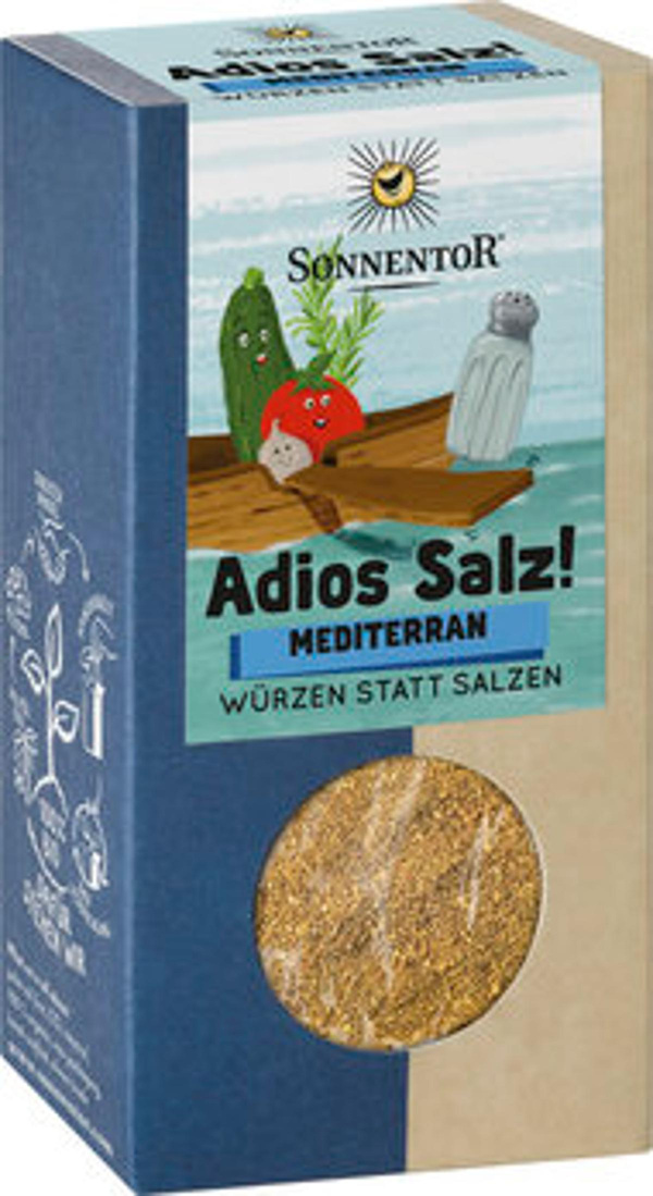 Produktfoto zu Adios Salz mediterran 55g