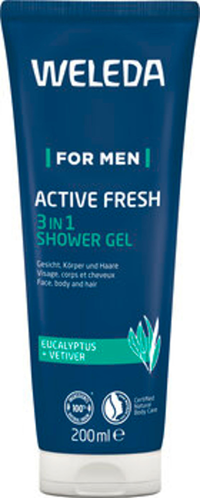 Produktfoto zu For Men Active Fresh 3in1 Shower Gel 200 ml