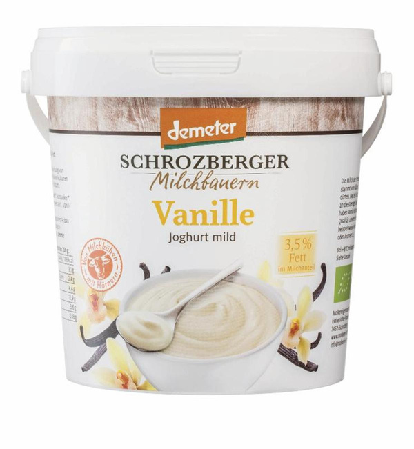 Produktfoto zu Joghurt Vanille 1kg Eimer