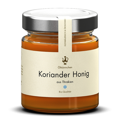 Produktfoto zu Ölkännchen Korianderhonig, Thrakien BG 280g