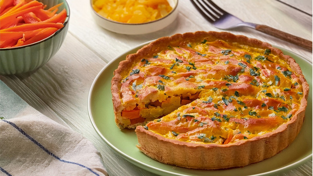 Rezeptbild für Paprika-Möhren-Pie