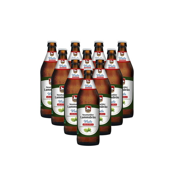 Produktfoto zu Lammsbräu Weiße alkoholfrei 10x 0,5l