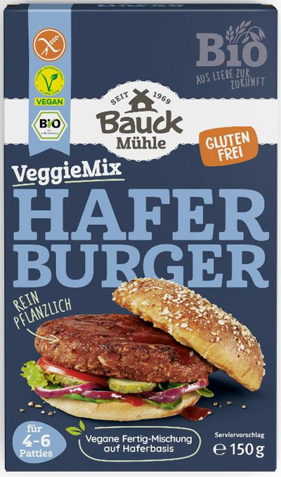 Produktfoto zu Hafer BBQ Burger glutenfrei