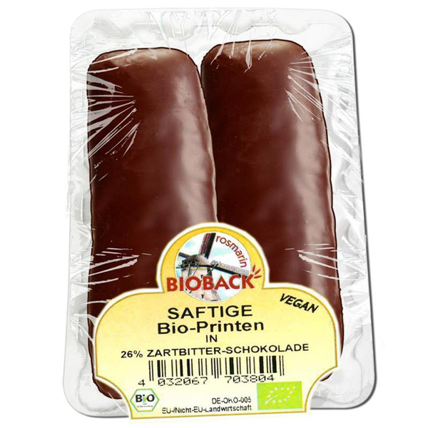Produktfoto zu Saftige Printen Zartbitter (Schale) vegan 55g