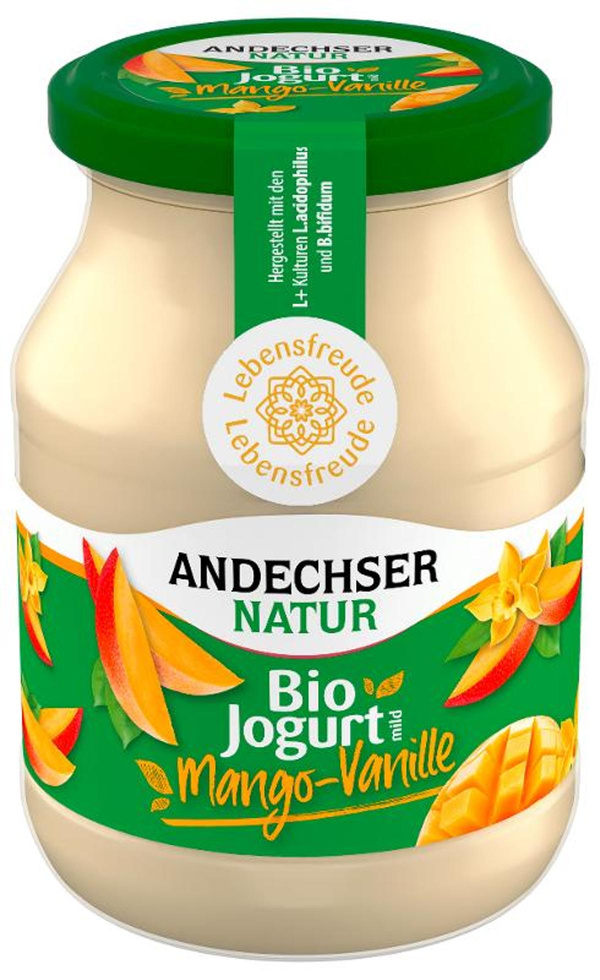 Produktfoto zu Joghurt Mango-Vanille 3,7%  500g