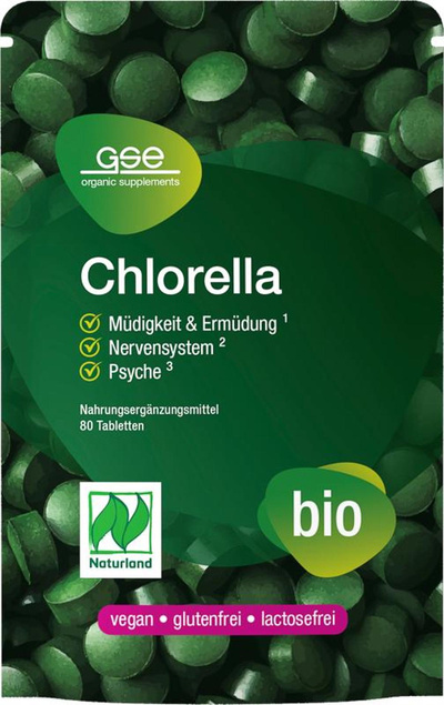 Produktfoto zu Chlorella Bio  (80 Stk)) 40g