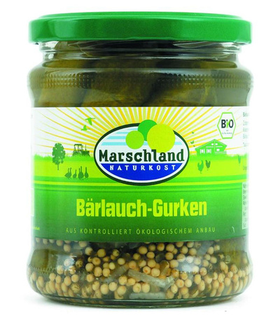 Produktfoto zu Bärlauch-Gürkchen Glas 370ml
