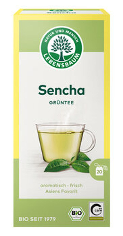 Produktfoto zu Grüntee Sencha (Aufgussbeutel je 1,5 g) 30g