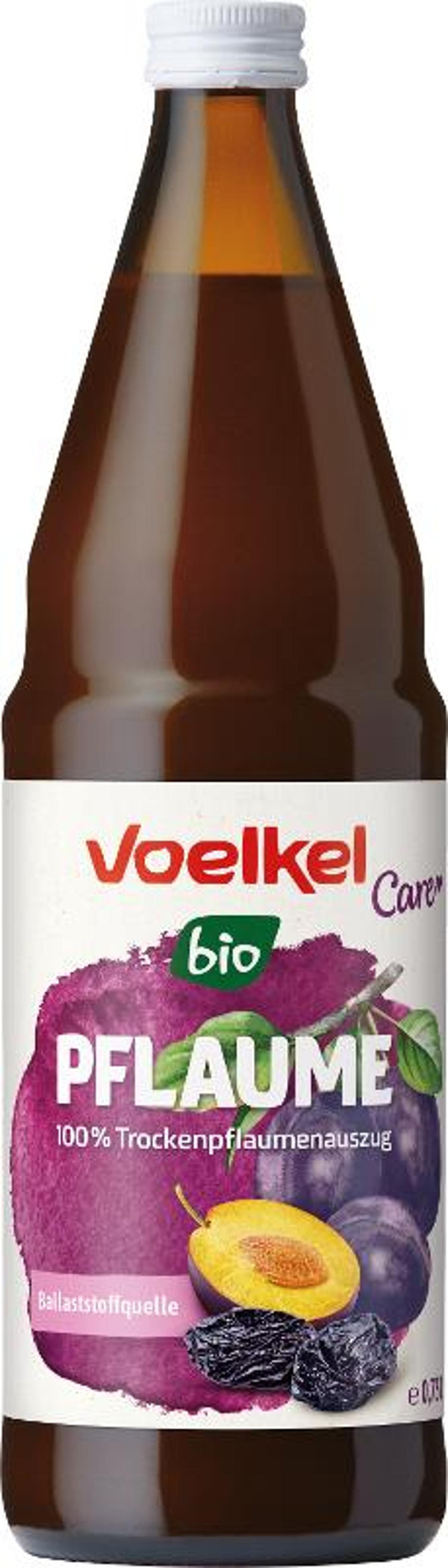 Produktfoto zu Voelkel Care Pflaume, 100% Trockenpflaumenauszug 0,75l