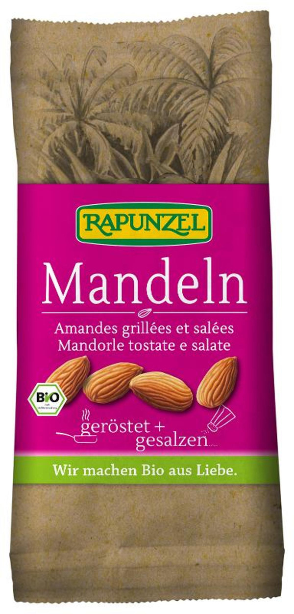 Produktfoto zu Mandeln geröstet, gesalzen 60g