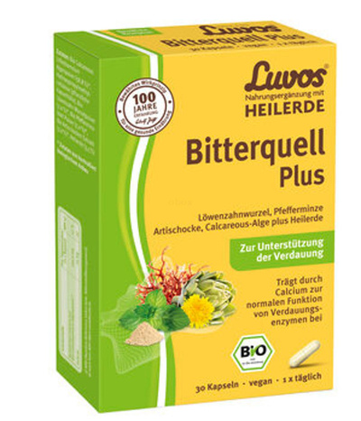 Produktfoto zu Heilerde Bitterquell Plus Kapseln
