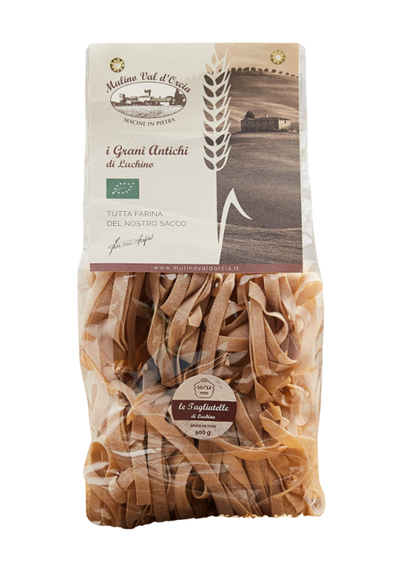 Produktfoto zu Tagliatelle Senatore Cappelli Ur-Hartweizen Mulina 400g