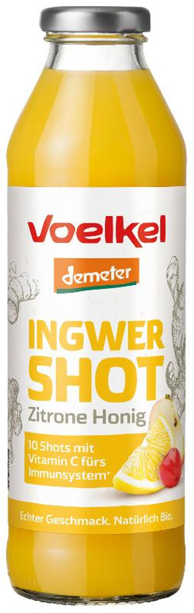 Produktfoto zu Ingwer Shot - Zitrone Honig 0,5l