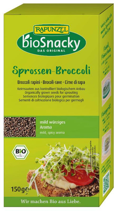Produktfoto zu Keimsaat Sprossen-Broccoli bioSnacky 150g