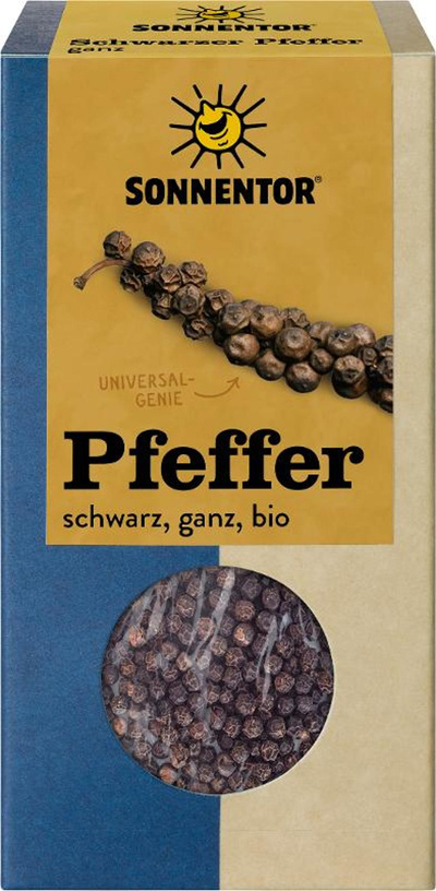 Produktfoto zu Pfeffer schwarz ganz bio 35g