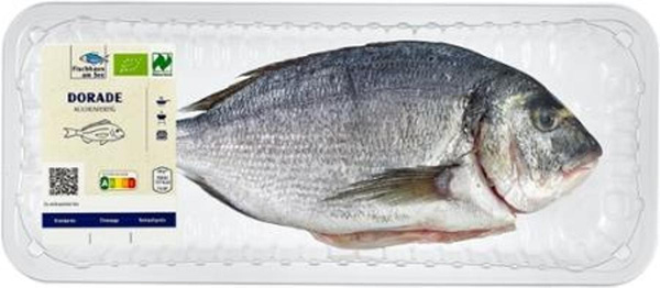 Produktfoto zu Dorade, ganz, küchenfertig 1Stück  400g