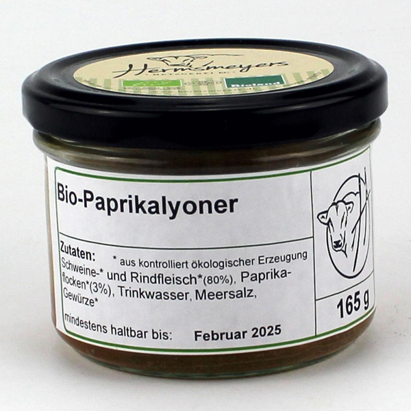 Produktfoto zu Paprikalyoner  165g