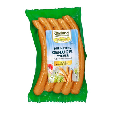 Produktfoto zu Delikatess Geflügel Wiener (5St.) 200g