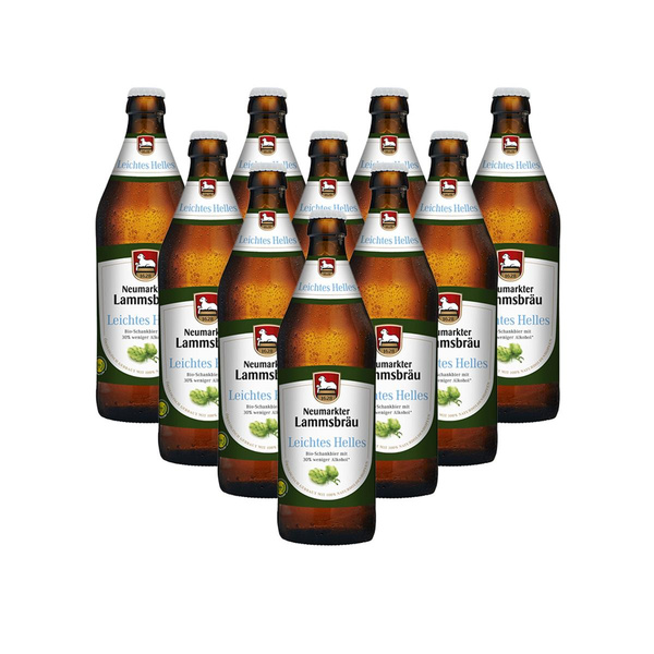 Produktfoto zu Lammsbräu Leichtes Helles Kiste 10x0,5l