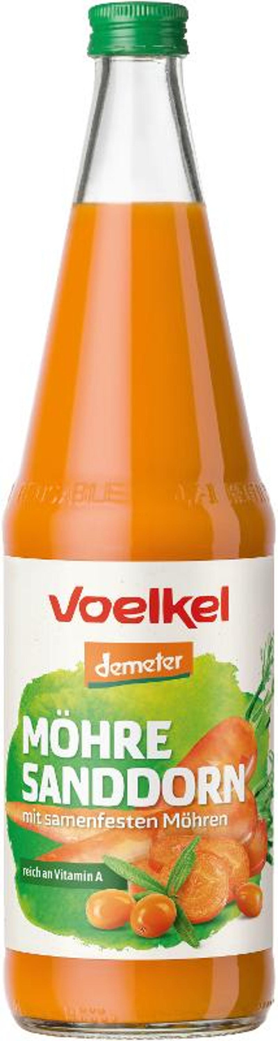 Produktfoto zu Möhren-Sanddorn-Saft 0,7l