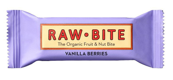 Produktfoto zu RAW BITE Riegel Vanilla Berry 50g