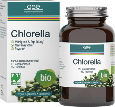 Produktfoto zu Chlorella Bio (550 Stk) 275g
