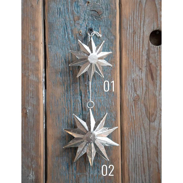 Produktfoto zu Faltstern ohne Muster 7,5 cm