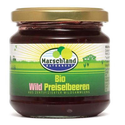 Produktfoto zu Wild Preiselbeeren Glas 220g