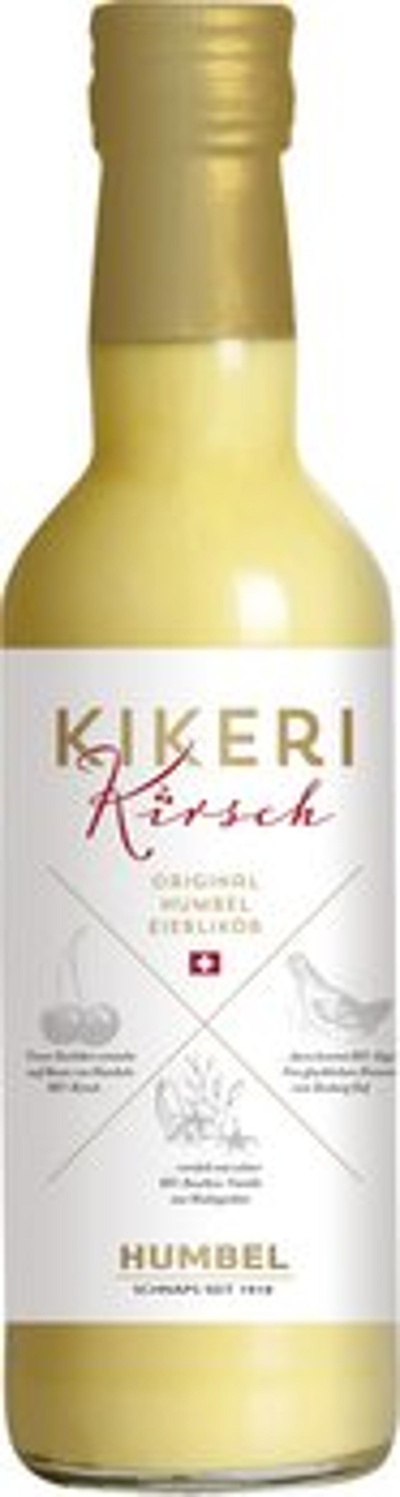Produktfoto zu Eierlkör Kikeri Kirsch Humbel, 0,35l
