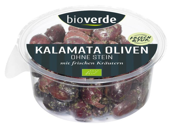 Produktfoto zu Schwarze Kalamata-Oliven ohne Stein mariniert