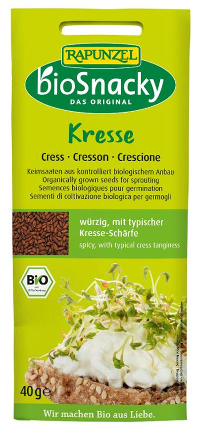 Produktfoto zu Keimsaat Kresse bioSnacky 40g