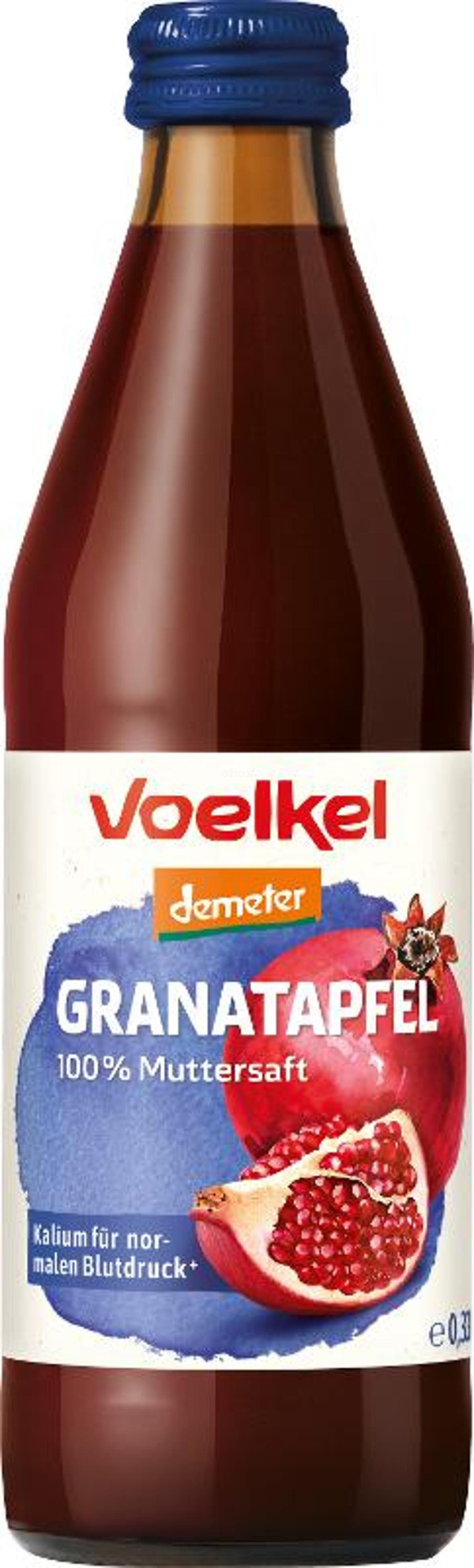 Produktfoto zu Granatapfel pur - 100% Muttersaft, 0,33l