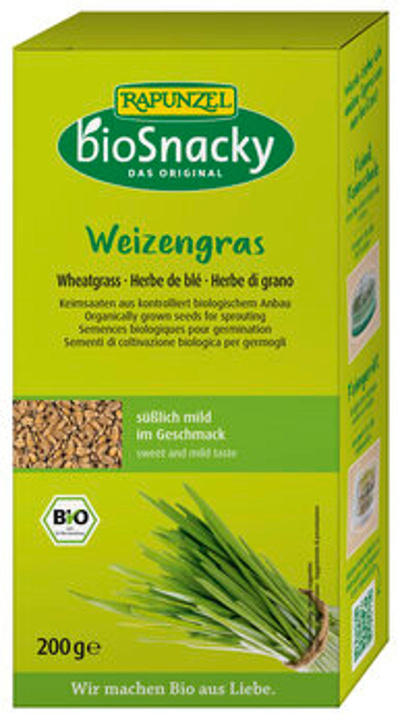 Produktfoto zu Keimsaat Weizengras bioSnacky 200g