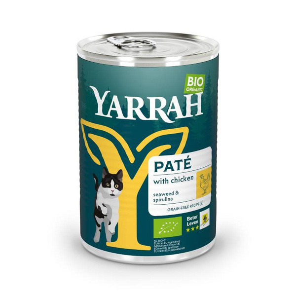 Produktfoto zu Katzenfutter Dose Pastete getreidefrei Huhn 12x400g