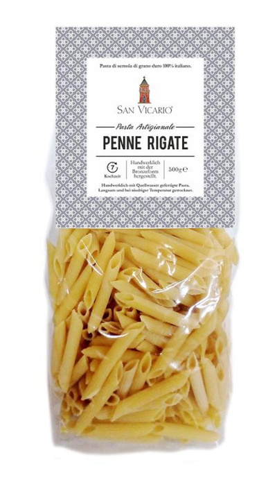 Produktfoto zu Pasta Penne rigate artigianali al bronzo