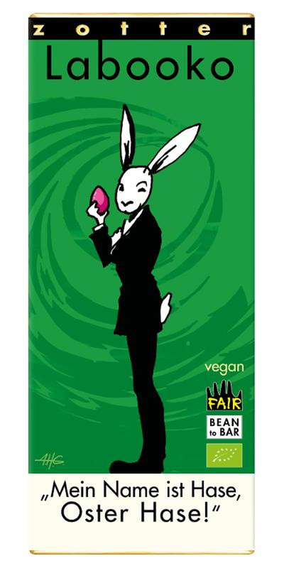Produktfoto zu Labooko Mein Name ist Hase, Oster Hase - 75% Guatemala & 75% Peru Chuncho 70g