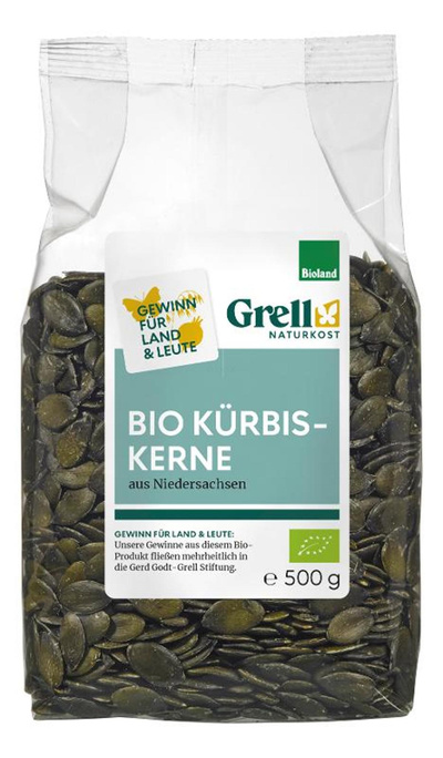 Produktfoto zu Kürbiskerne aus Niedersachsen -Bioland- 500g
