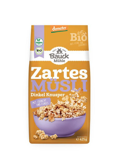 Produktfoto zu Dinkel Müsli Knusper, Demeter